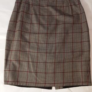 VINTAGE Ellen Tracy Wool Skirt Size 16